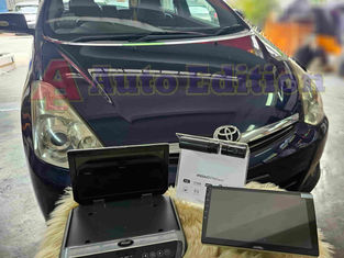 Toyota Wish Car Dash Camera - IROAD FX2 Pro front & rear + Car Android Radio Player + Car Roof Mount Monitor installed Singapore | Auto Edition