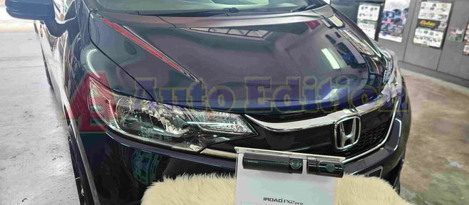 Honda Fit Car Dash Camera - IROAD FX2 Pro front & rear installed Singapore | Auto Edition