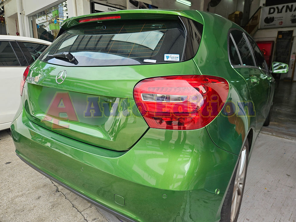 Mercedes A200 installed Car Dash Camera- IROAD X6 front & rear | IROAD Pro 6 12 Power Pack Car Parking Battery Singapore | Singapore | Auto Edition Car Dash Camera Singapore
