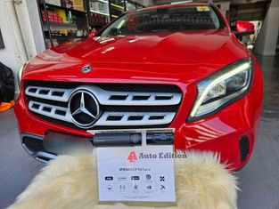 Mercedes GLA180 - Car Dash Camera - IROAD FX2 Pro front & rear installed Singapore | Auto Edition