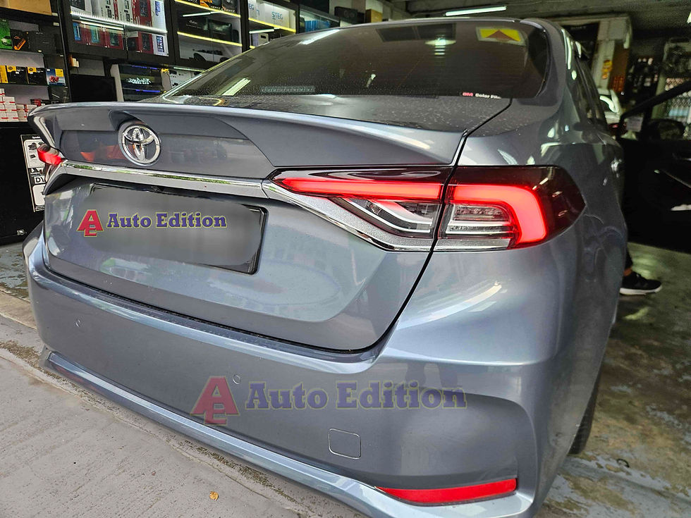 Toyota Corolla Altis - Car Dash Camera - IROAD FX2 Pro front & rear installed Singapore | Auto Edition