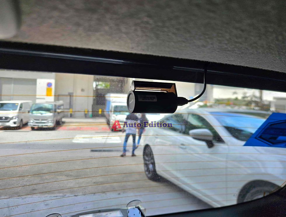 Honda Fit Hybrid - Car Dash Camera - IROAD FX2 Pro front & rear installed Singapore | Auto Edition