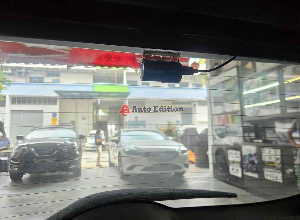 Honda Jazz Car Dash Camera - IROAD X6 front & rear installed Singapore | Auto Edition