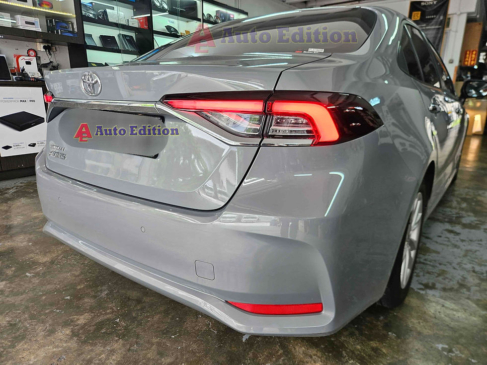 Toyota Corolla Altis Car Dash Camera - IROAD X10 Pro front & rear installed Singapore | Auto Edition