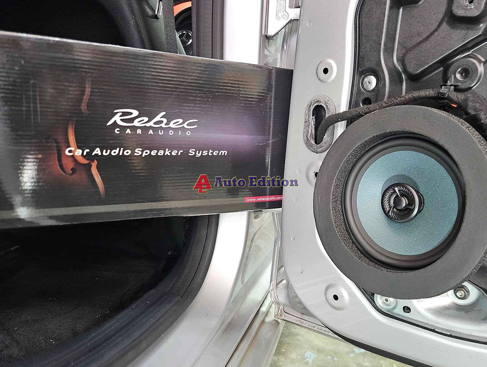 Mercedes CLA200 - Car Speakers upgraded to Rebec Car Audio - with Auto Edition | Singapore
