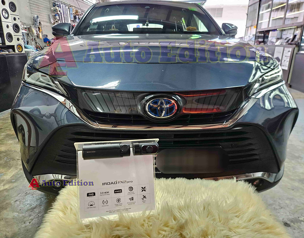 Harrier Rear Camera Toyota Harrier Hybrid - Car Dash Camera - IROAD FX2 Pro front & rear ...