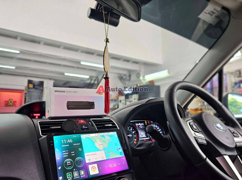Subaru Forester Car Android Radio Player and Car Dash Camera IROAD upgraded - with Auto Edition | Singapore