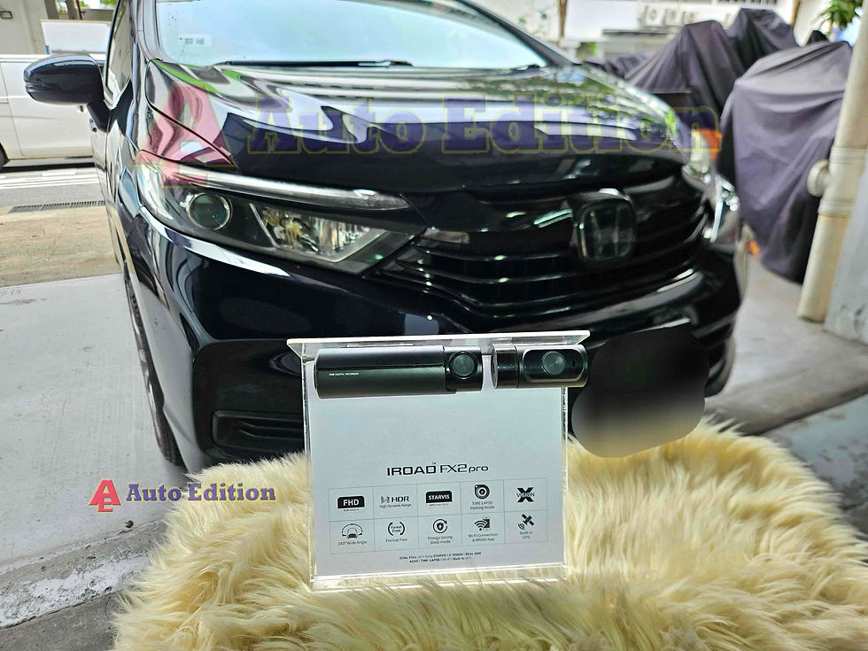 Honda Shuttle - Car Dash Camera - IROAD FX2 Pro front & rear installed Singapore | Auto Edition