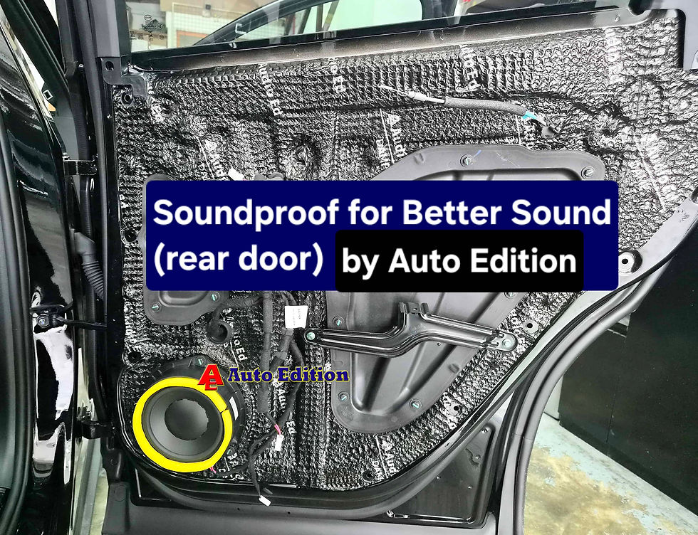 BYD Sealion 7 Original Dynaudio Audio Upgrade Singapore | Plug & Play Enhancement and Door Soundproof by Auto Edition