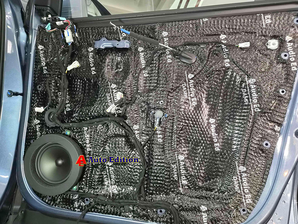 BYD M6 Car Audio upgrade – Dynaudio Car Speakers, DSP, Amplifier, Subwoofer and Door Soundproof | Plug & Play Audio upgrade with Auto Edition Singapore