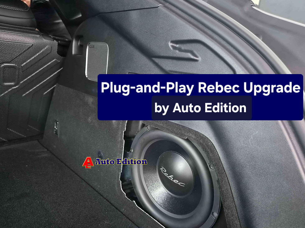 BYD Sealion 7 Car Audio upgrade – Dynaudio Car Speakers, Rebec DSP Amplifier and Subwoofer | Plug & Play Audio upgrade with Auto Edition Singapore