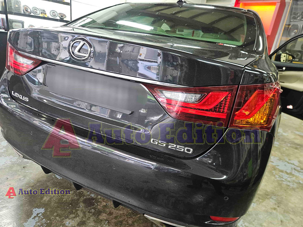 Lexus GS250 One Car Dash Camera - IROAD FX2 Pro front & rear installed Singapore | Auto Edition