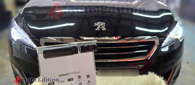 Peugeot 308 - Car Dash Camera - IROAD FX2 Pro front & rear installed Singapore | Auto Edition
