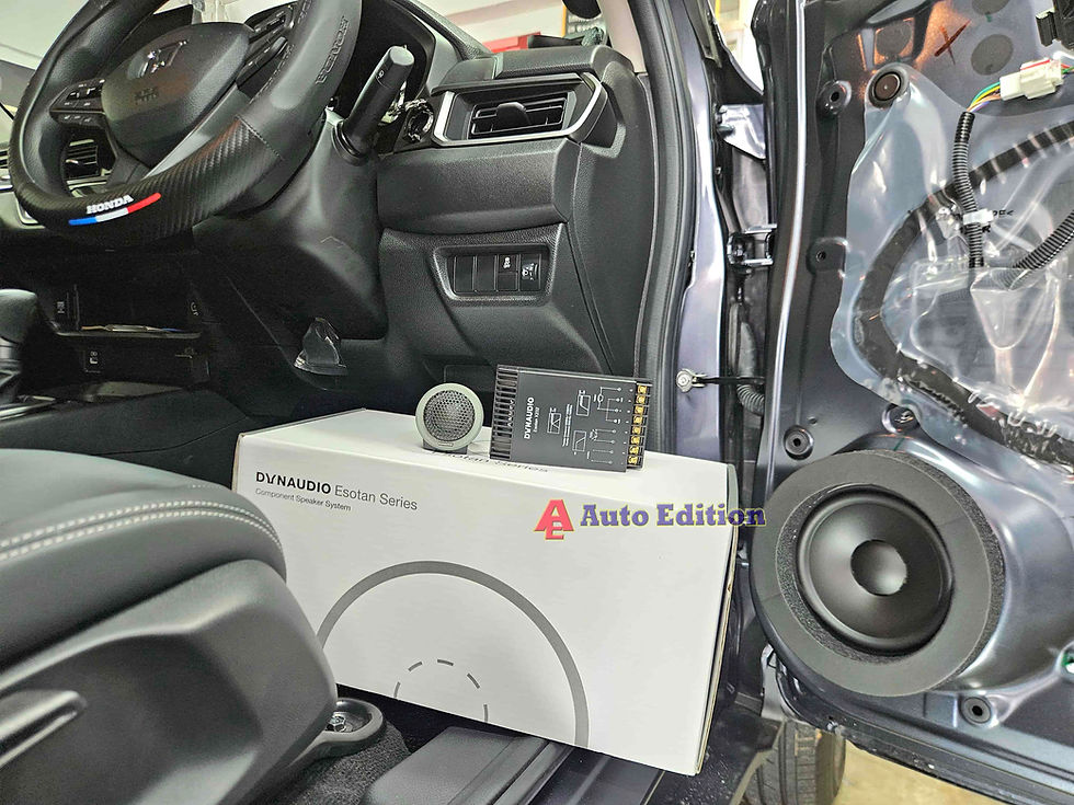 Honda WRV Car Audio upgrade – Dynaudio Car Speakers, DSP, Amplifier and Subwoofer | Plug & Play Audio upgrade with Auto Edition Singapore