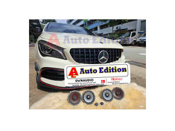 Mercedes CLA180 Car Speakers upgraded to Rebec Car Audio - with Auto Edition | Singapore