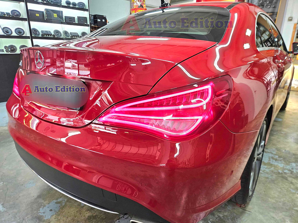 Mercedes CLA180 Car Audio upgrade – Rebec Car Speakers, Android Radio Player and Dash Camera IROAD | Plug & Play Audio upgrade with Auto Edition Singapore