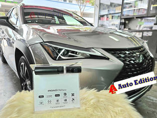 Lexus UX200 - Car Dash Camera - IROAD FX2 Pro front & rear installed Singapore | Auto Edition
