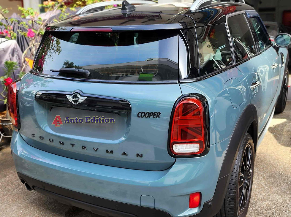 Mini Countryman Car Dash Camera - IROAD FX2 Pro front & rear + Parking motion - IROAD Power Pack Max 8 installed Singapore | Auto Edition