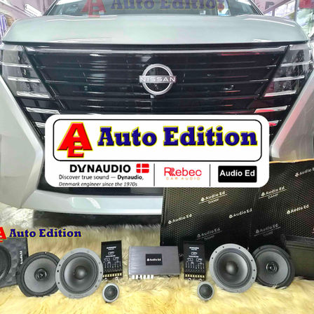 Nissan Serena e-Power C28 Car Audio upgrade – Dynaudio Car Speakers, DSP, Amplifier, Subwoofer and Door Soundproof | Plug & Play Audio upgrade with Auto Edition Singapore