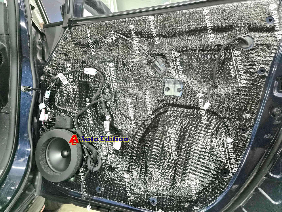 BYD M6 Car Audio upgrade – Dynaudio and Rebec Car Speakers, DSP Amplifier, Subwoofer and Door Soundproof | Plug & Play Audio upgrade with Auto Edition Singapore