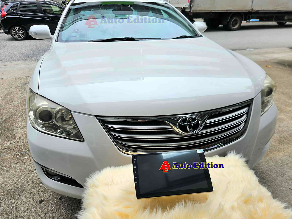 Toyota Camry Car Android Radio Player and Reverse Camera upgraded - with Auto Edition | Singapore
