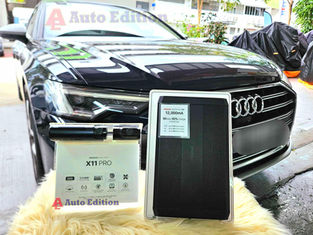 Audi A6 Mild Hybrid Car Dash Camera - IROAD X11 Pro front & rear + Parking motion - IROAD Power Pack Pro 12 installed Singapore | Auto Edition