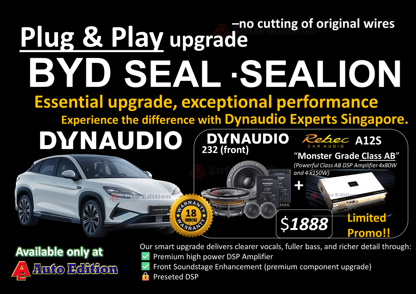BYD Seal Sealion 7 Premium Audio Upgrade | Dynaudio Car Speaker Specialist + DSP