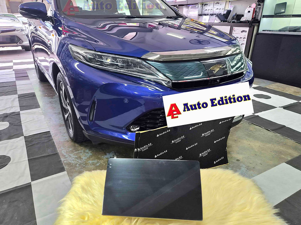 Toyota Harrier Turbo - Car Android Radio Player, Car 360 all Round View Camera and Door Soundproof upgraded - with Auto Edition | Singapore