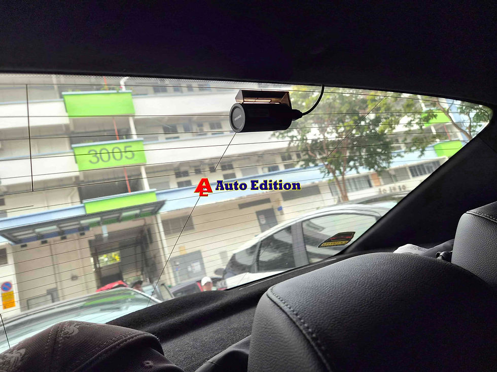 IROAD FX2 Pro rear dash camera installed in Kia Cerato
