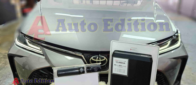 Toyota Corolla Altis Car Dash Camera - IROAD FX2 Pro front & rear + Parking motion - IROAD Power Pack Pro 12 installed Singapore | Auto Edition