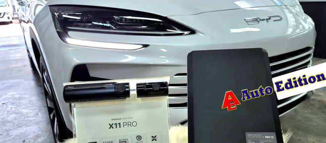 BYD Sealion 6 Car Dash Camera - IROAD X11 Pro front & rear + Parking motion - IROAD Power Pack Pro 15 installed Singapore | Auto Edition
