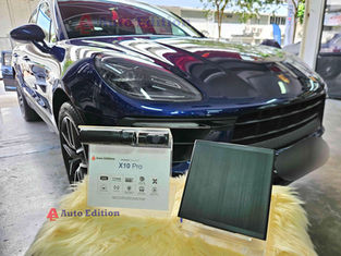 Porsche Macan Car Dash Camera - IROAD X10 Pro front & rear + Parking motion - IROAD Power Pack Max 8 installed Singapore | Auto Edition