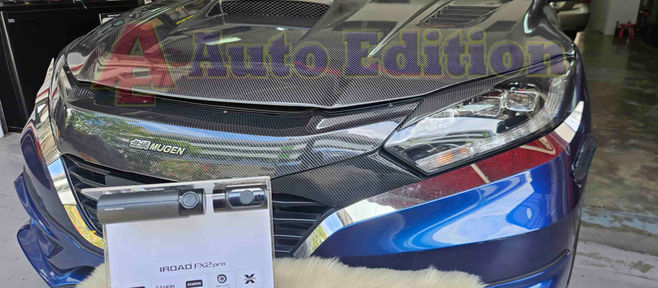 Honda Vezel Car Dash Camera - IROAD FX2 Pro front & rear installed Singapore | Auto Edition