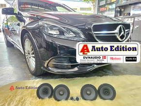 Mercedes E250 - Car Speakers upgraded to Rebec Car Audio | Plug & Play Audio upgrade with Auto Edition Singapore