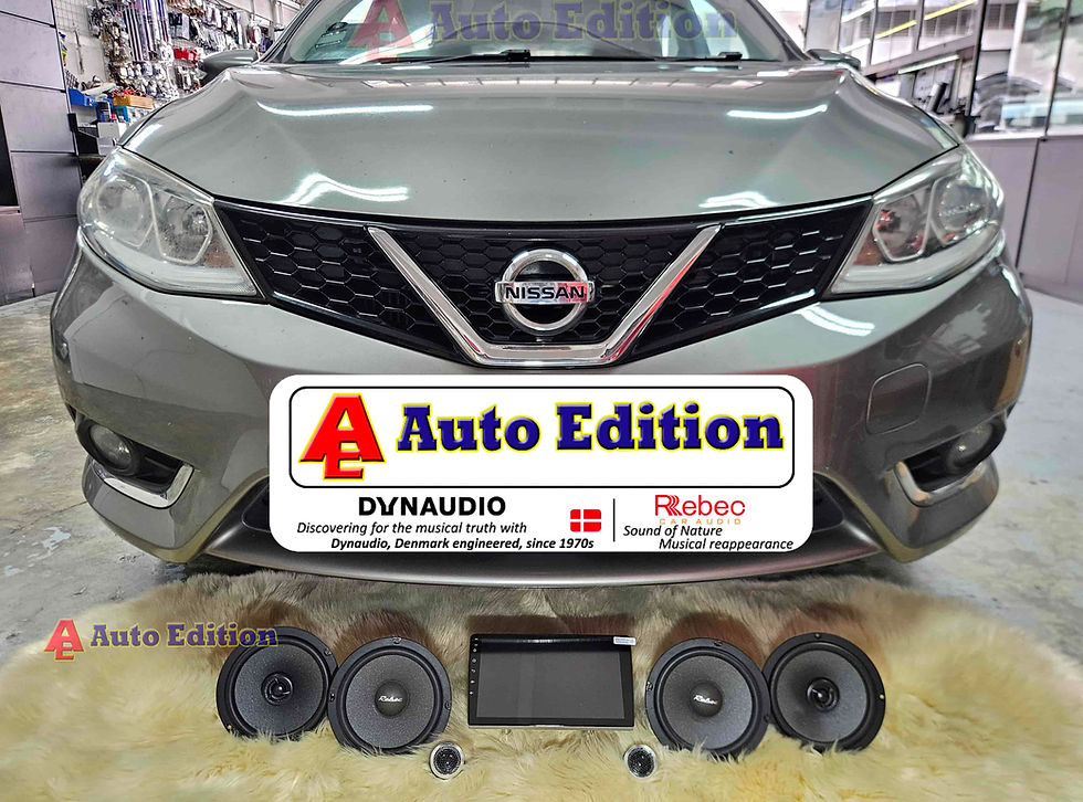 Nissan Pulsar Car Audio upgrade – Rebec Car Speakers, Android Radio Player and Reverse Camera | Plug & Play Audio upgrade with Auto Edition Singapore