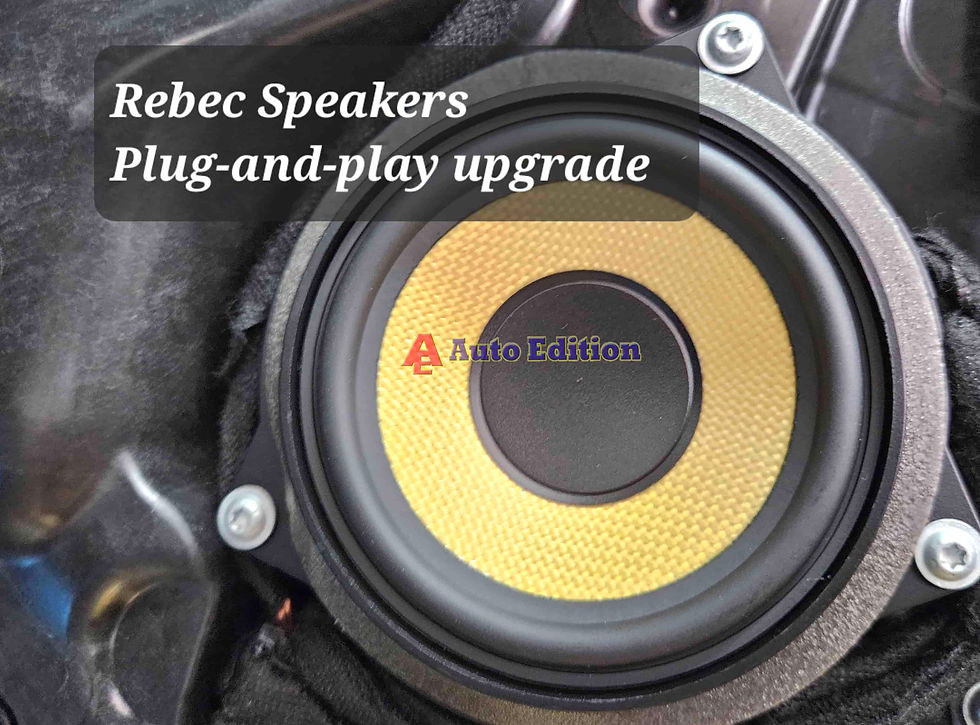 BMW 216i Gran Tourer - Car Speakers upgraded to Rebec Car Audio | Plug & Play Audio upgrade with Auto Edition Singapore