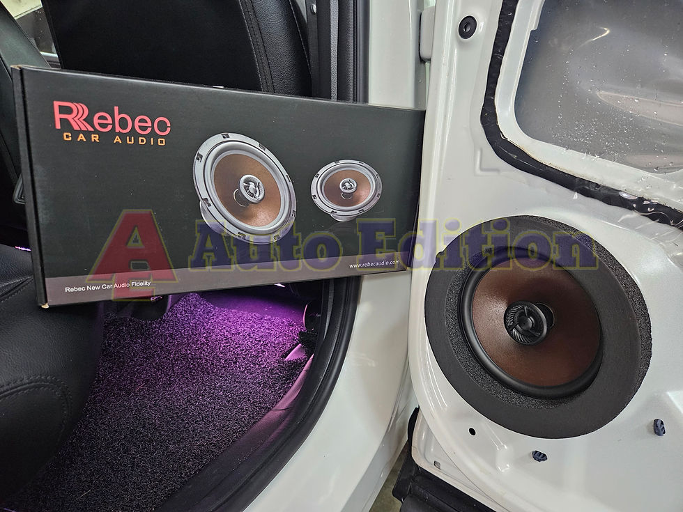 Honda Vezel HRV Car speakers front + rear Singapore - Rebec Car Audio workshop Singapore