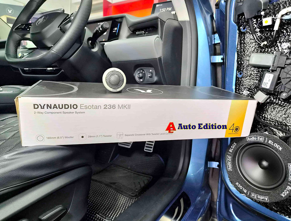 BYD Sealion 7 Car Audio upgrade – Dynaudio Car Speakers, Rebec DSP Amplifier and Subwoofer | Plug & Play Audio upgrade with Auto Edition Singapore