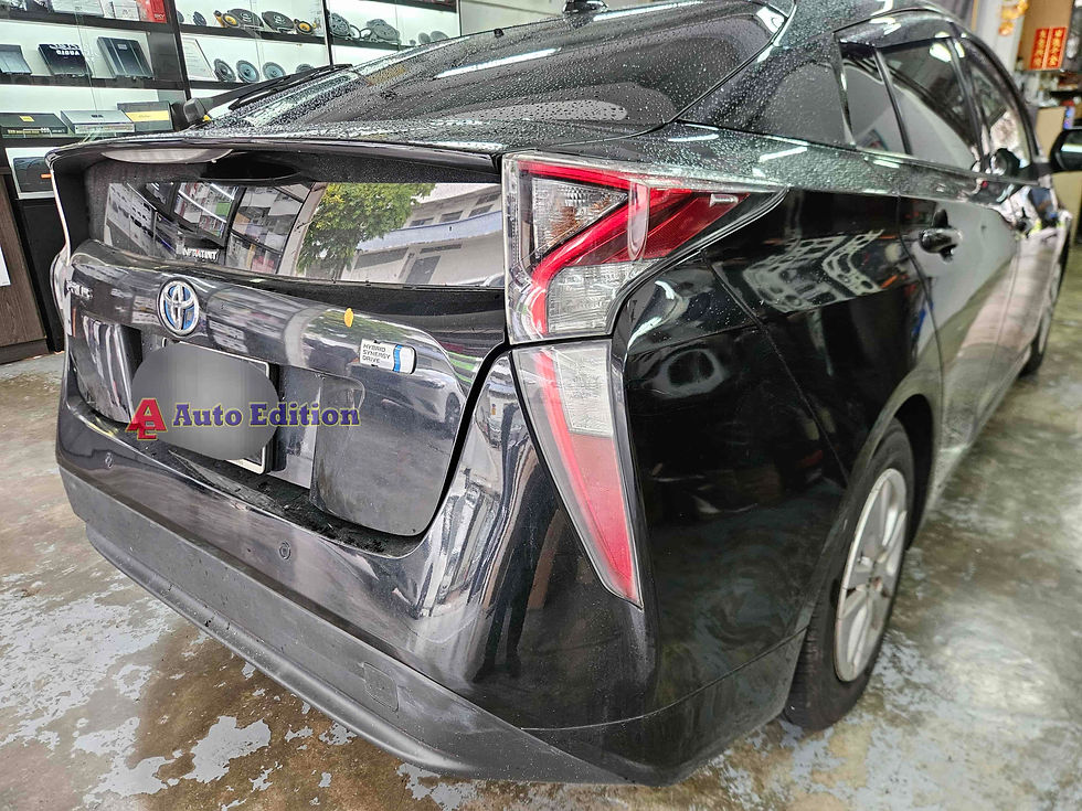Toyota Prius Car Dash Camera - IROAD X6 front & rear installed Singapore | Auto Edition