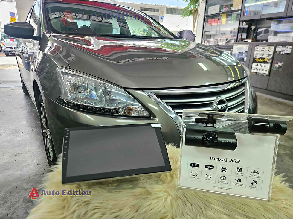 Nissan Sylphy Car Android Radio Player and Car Dash Camera IROAD upgraded - with Auto Edition | Singapore