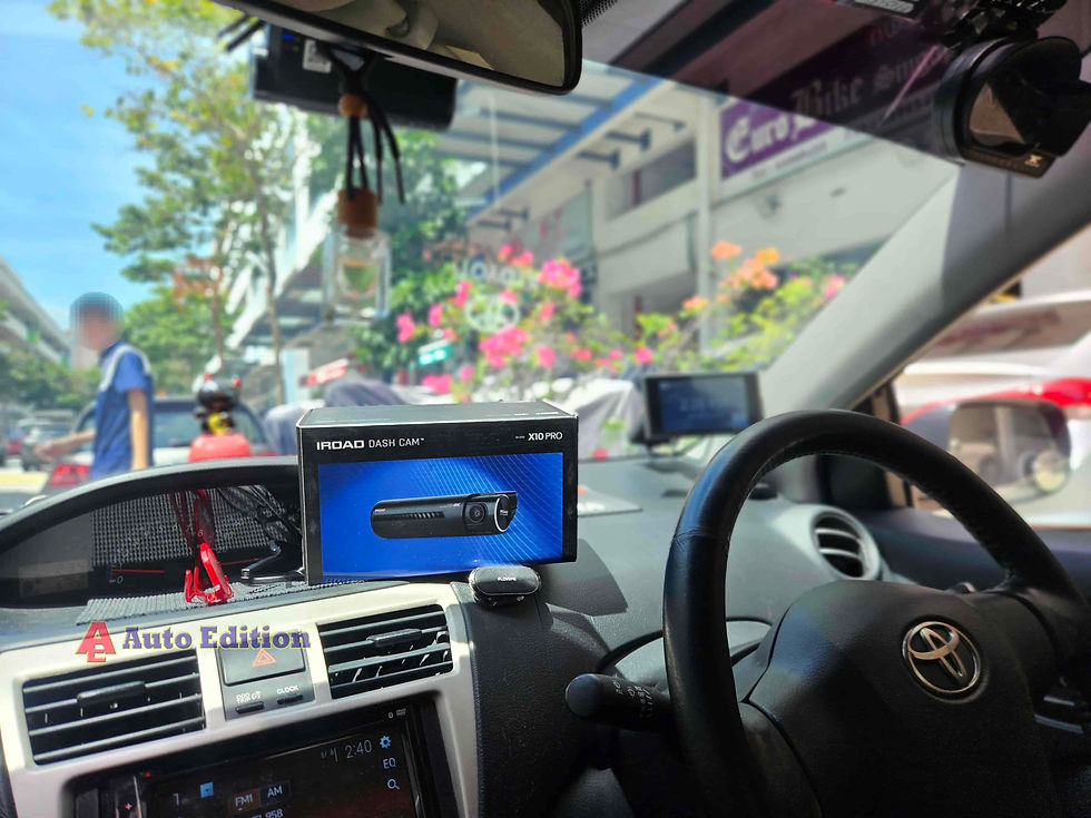 Seat Ateca Car Dash Camera - IROAD X10 Pro front & rear installed Singapore | Auto Edition