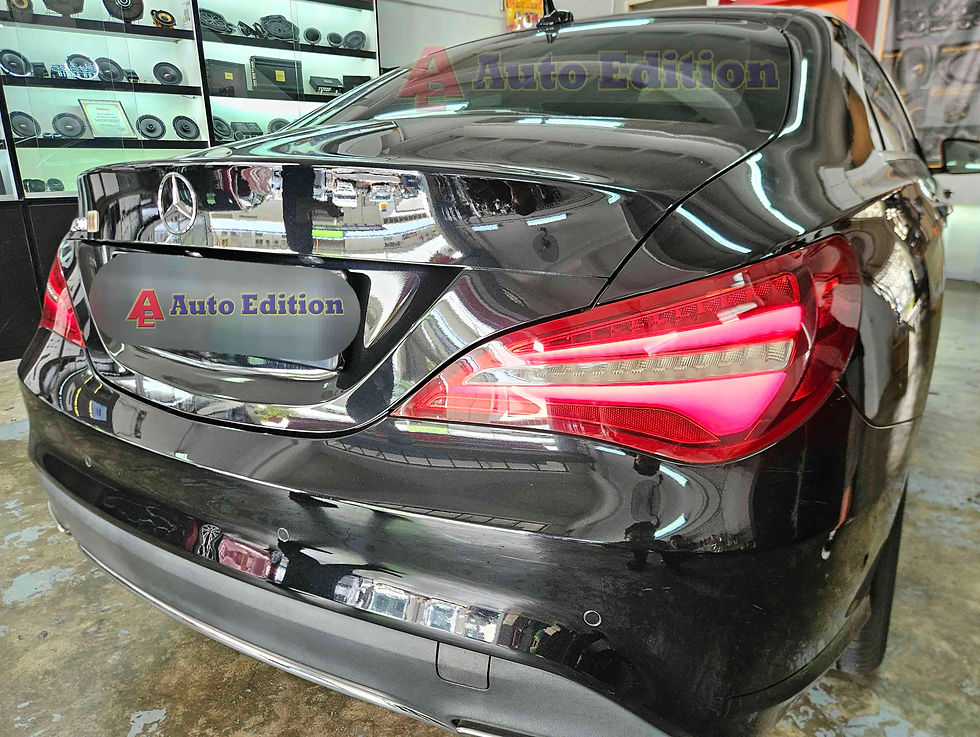 Mercedes CLA200 - Car Speakers Rebec and Dash Camera Iroad | upgrade with Auto Edition Singapore