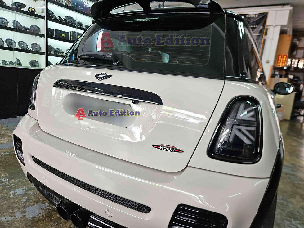 Mini - Car Dash Camera - IROAD FX2 Pro front & rear installed Singapore | Auto Edition