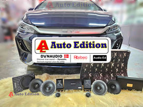 BYD M6 Car Audio upgrade – Dynaudio Car Speakers, DSP, Amplifier, Subwoofer and Door Soundproof | Plug & Play Audio upgrade with Auto Edition Singapore