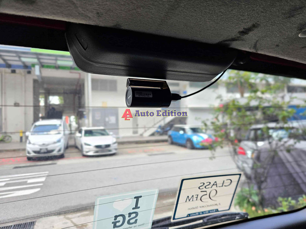 Honda Jazz - Car Dash Camera - IROAD FX2 Pro front & rear installed Singapore | Auto Edition