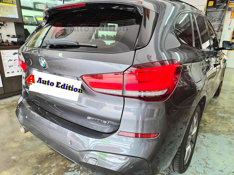 BMW X1 Car Dash Camera - IROAD FX2 Pro front & rear + Parking motion - IROAD Power Pack Pro 15 installed Singapore | Auto Edition