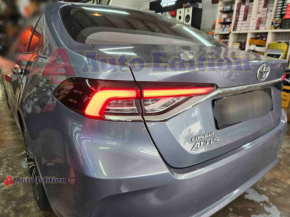 Toyota Corolla Altis Car Dash Camera - IROAD X11 front & rear + Parking motion - IROAD Power Pack Pro installed Singapore | Auto Edition