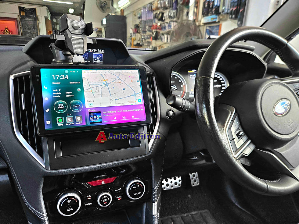 Subaru Forester Car Audio upgrade – Dynaudio Car Speakers, DSP, Amplifier, Subwoofer and Android Radio Player | Plug & Play Audio upgrade with Auto Edition Singapore