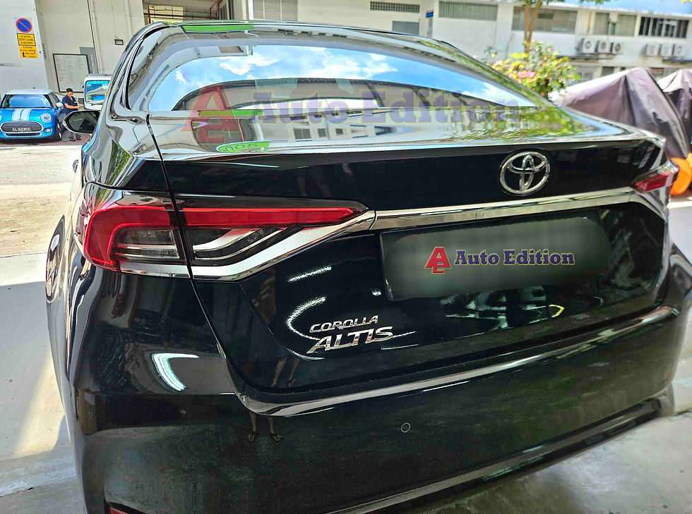 Toyota Corolla Altis Car Dash Camera - IROAD FX2 Pro front & rear + Parking motion - IROAD Power Pack Max 8 installed Singapore | Auto Edition