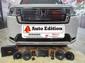 Honda Spada Stepwagon Car Audio upgrade – Dynaudio and Rebec Car Speakers, DSP Amplifier and Subwoofer | Plug & Play upgrade with Auto Edition Singapore